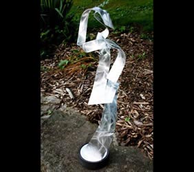 PALLIDA - Silver Metal Sculpture by Nicholas Yust