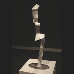 TITANIUM DJINN - Silver Metal Sculpture by Nicholas Yust